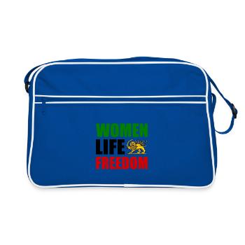 Women life freedom - Sac Retro - bleu/blanc - Devant