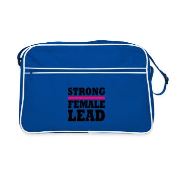 Strong female lead - Sac Retro - bleu/blanc - Devant