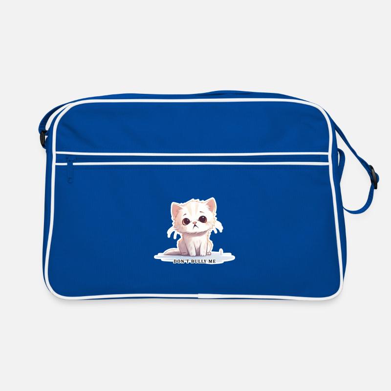 Don’t Bully Me - Chat mignon avec message Sac Retro