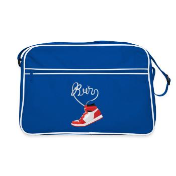 Run - Retro Bag - blue/white - Front