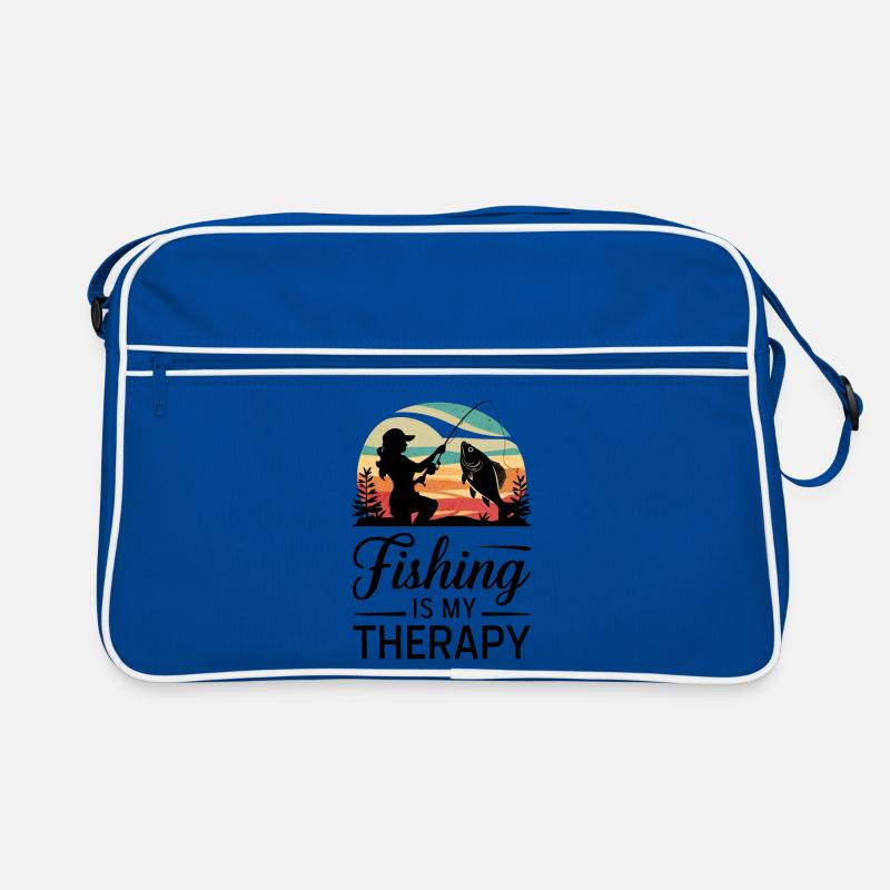 Fishing is my Therapy - Sunset Retro Bag