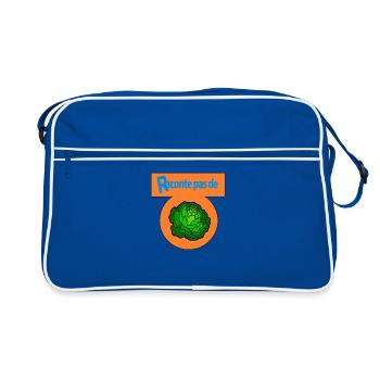 Raconte pas de salade - Sac Retro - bleu/blanc - Devant