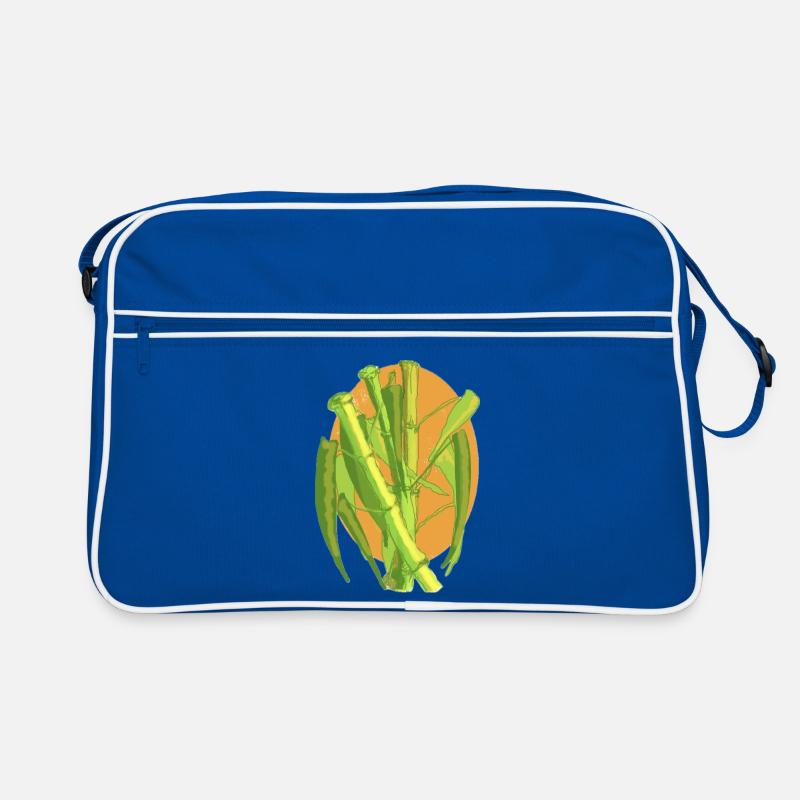Bamboo Botanical Burst Retro Bag