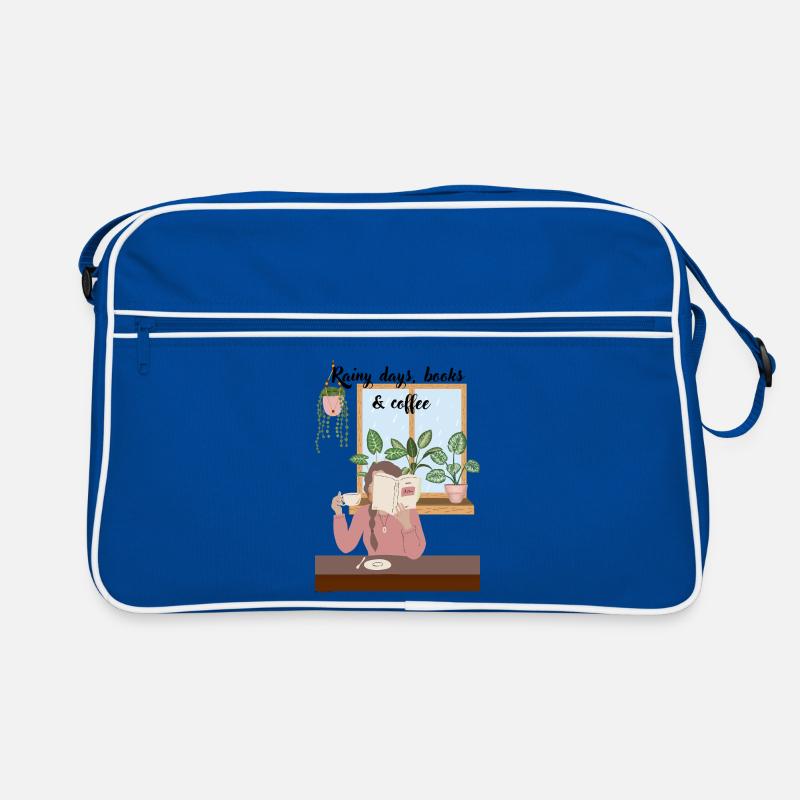 Cuddle days reading with coffee Retro Bag