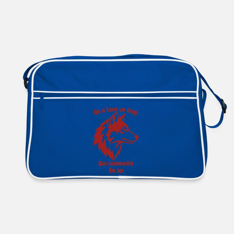 Sleeping Inner Wolf Retro Bag