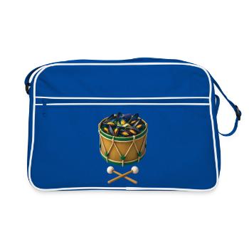 MOULES BATTANTES - Bellegique - Sac Retro - bleu/blanc - Devant