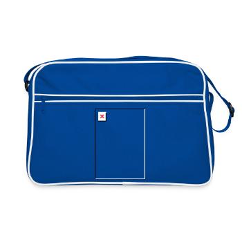 Missing Image – File Not Found Portrait - Retro Bag - blue/white - Front