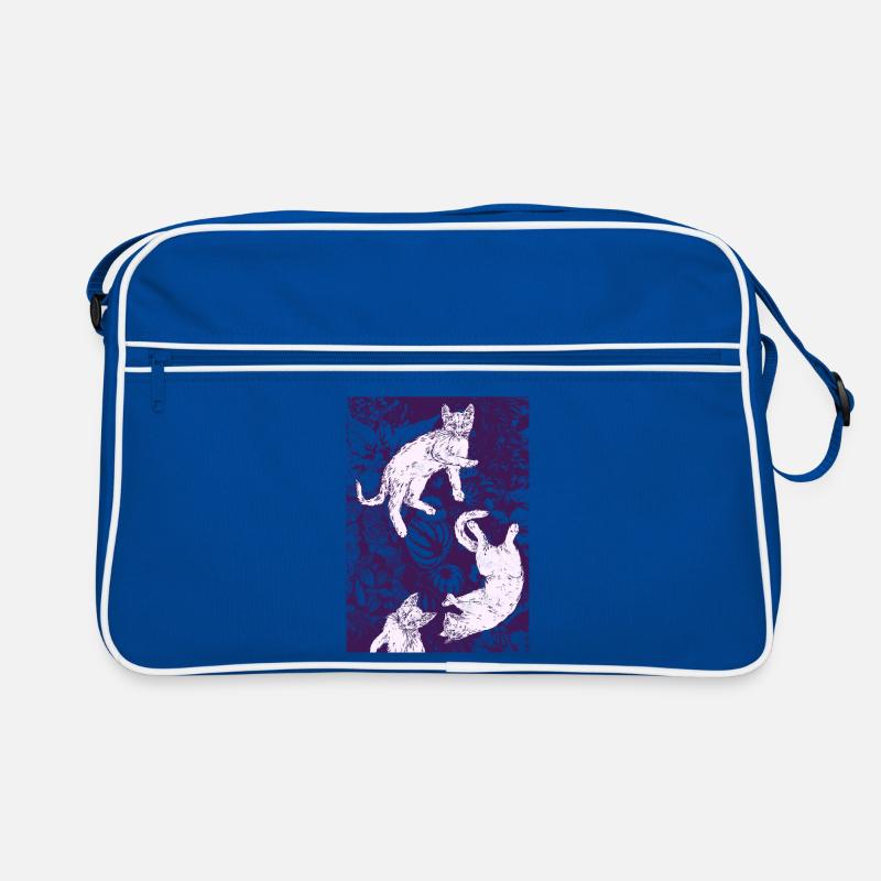 TROIS CHATONS BLANCS Sac Retro