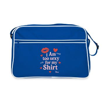 Accentuation confiante et ludique - Sac Retro - bleu/blanc - Devant