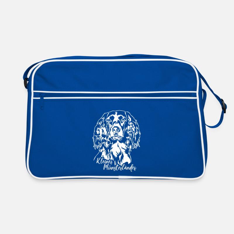 Kleiner Münsterländer Jagdhund Jagdhunde Wilsigns Retro Tasche