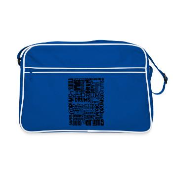 Batterie Batterie Percussions - Sac Retro - bleu/blanc - Devant