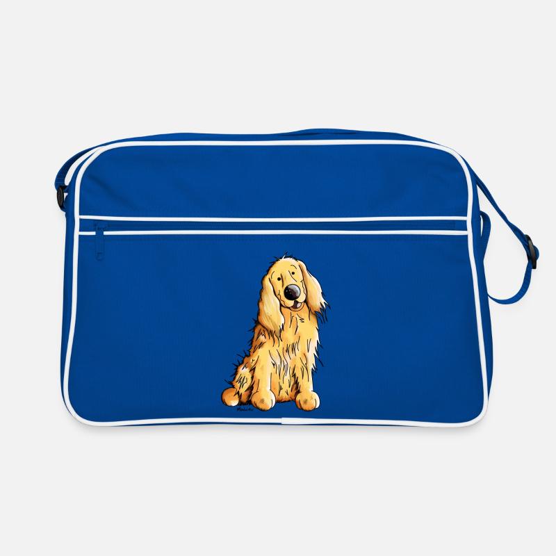 Happy Cocker Spaniel Retro Tasche