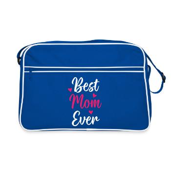 Meilleure maman de tous les temps - Sac Retro - bleu/blanc - Devant