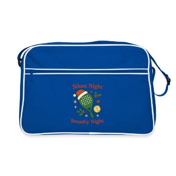 Nuit silencieuse Nuit fracassante - Sac Retro - bleu/blanc - Devant