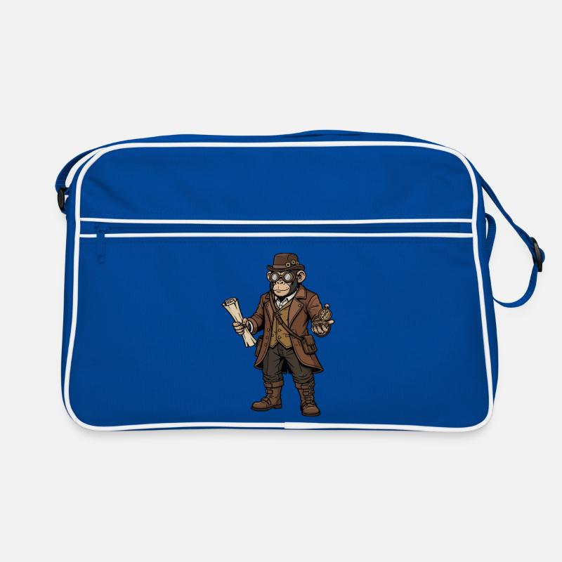 Monkey Explorer Steampunk Retro Adventure Retro Bag