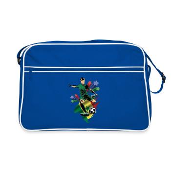 Sénégal - Sénégal - Drapeaux - Sac Retro - bleu/blanc - Devant