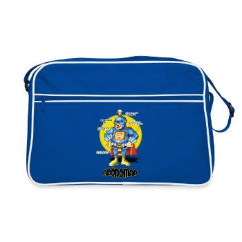 Apéro man - Sac Retro - bleu/blanc - Devant