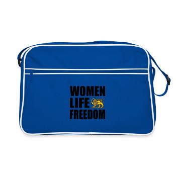 Women life freedom - Sac Retro - bleu/blanc - Devant