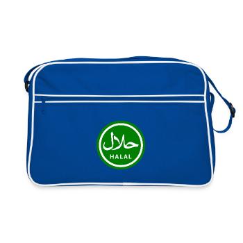 Halal - Sac Retro - bleu/blanc - Devant
