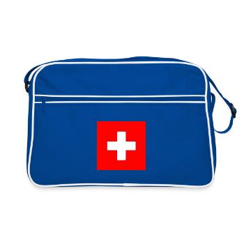 Switzerland - Retro Bag - blue/white - Front