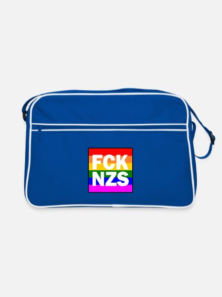 Fck nzs - Retro Bag - blue/white - Front