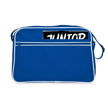 NOIR-BLANC JUNIOR - Sac Retro - bleu/blanc - Devant