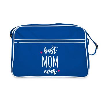 Meilleure maman de tous les temps - Sac Retro - bleu/blanc - Devant