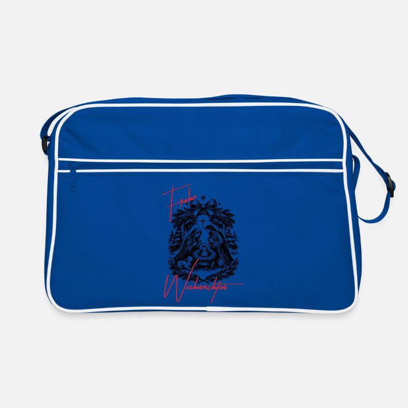 Weihnachtskrippe Retro Tasche