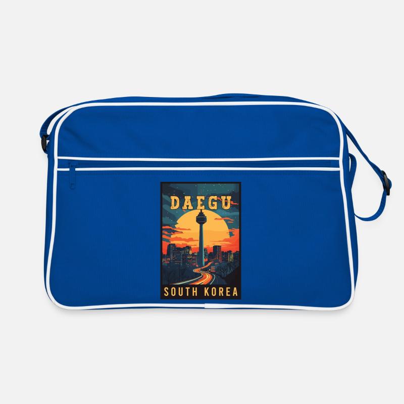 Explorez le dynamique Daegu en Corée du Sud Sac Retro