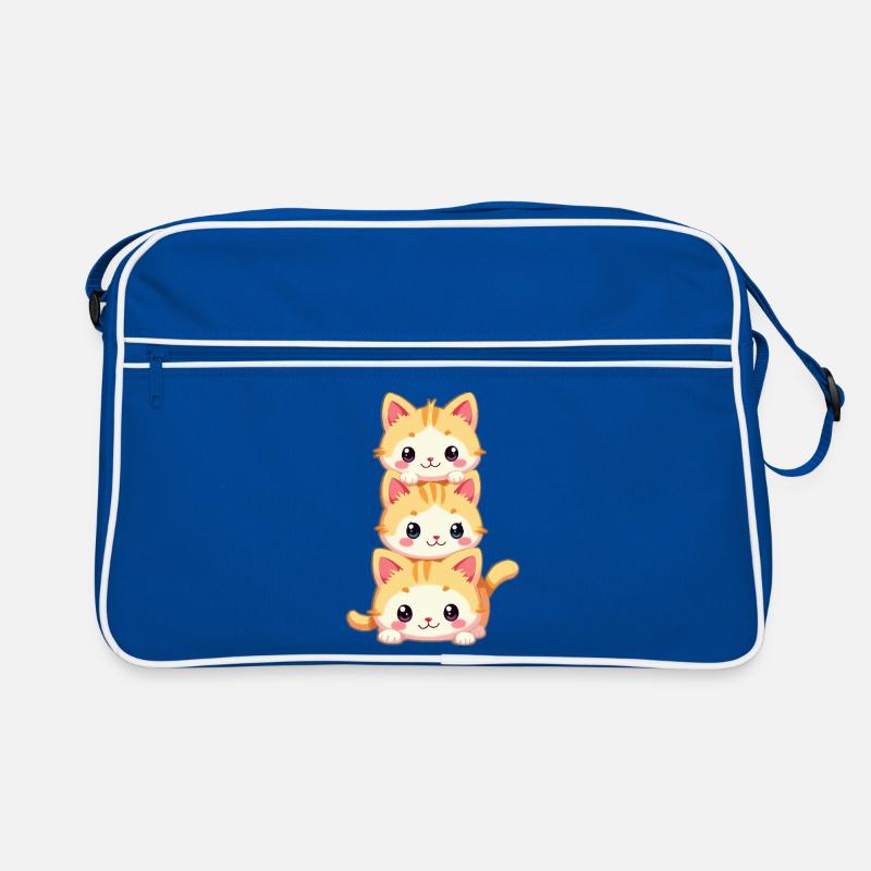 Trio de chatons empilés Sac Retro