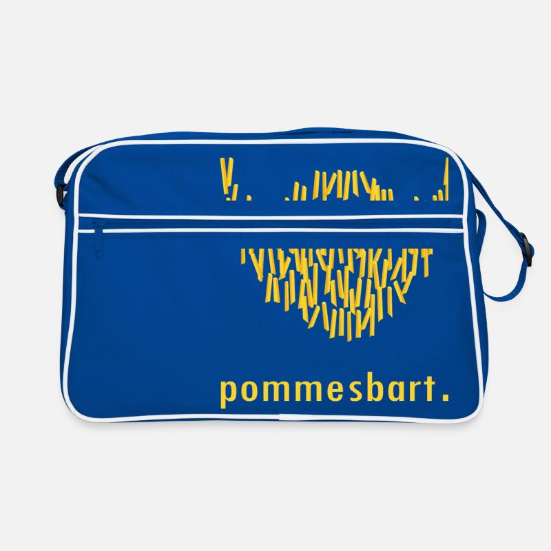 pommesbart. Retro Tasche