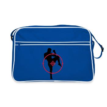 Kickboxing / Kickboxer / Kick Boxing / Kick Boxer - Retro Bag - blue/white - Front