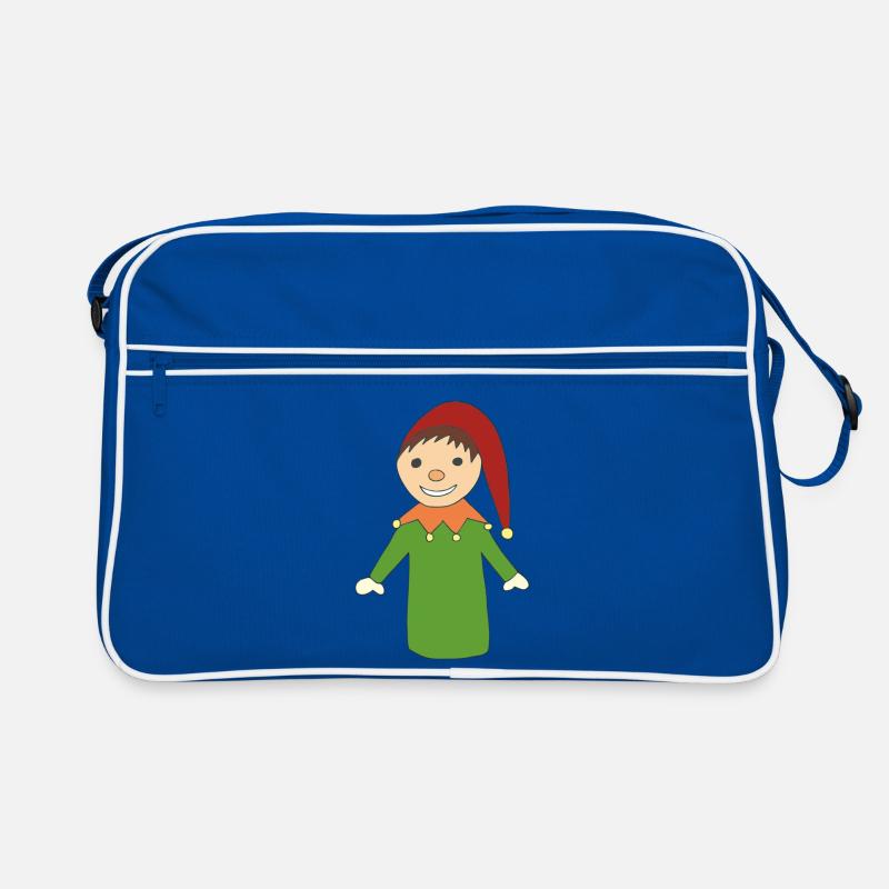 Kasper - Retro Tasche - Blau/Weiß