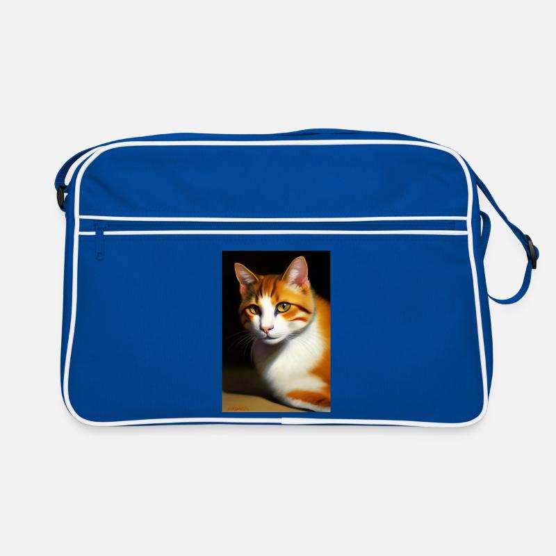 Cat Image Retro Bag