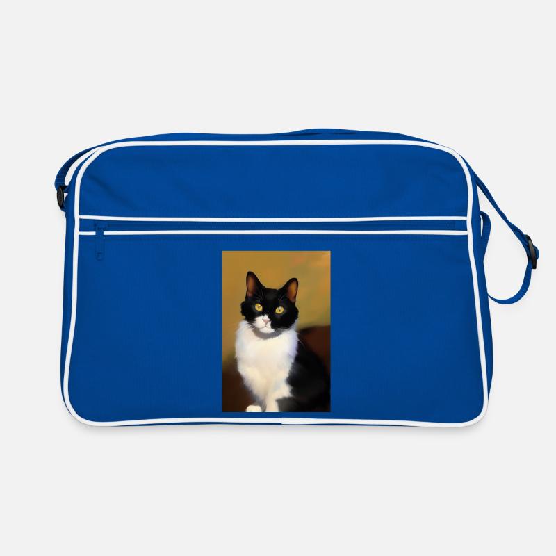 Cat Image Retro Bag
