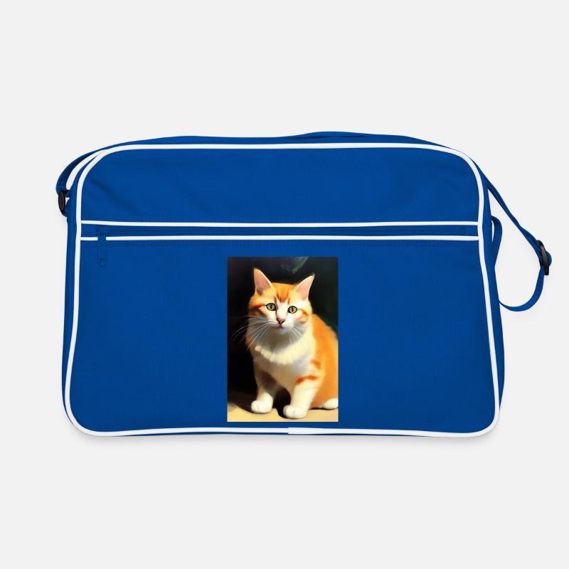 Cat Image Retro Bag
