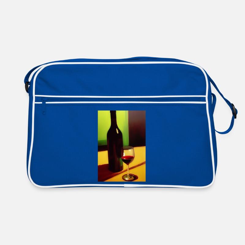 Wein Trinker Retro Tasche
