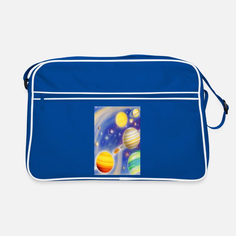 Space and planets Retro Bag