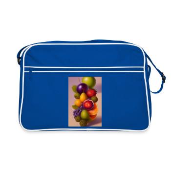 Fruit - Sac Retro - bleu/blanc - Devant