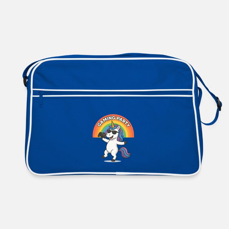 Conception de fête de jeu de licorne Sac Retro