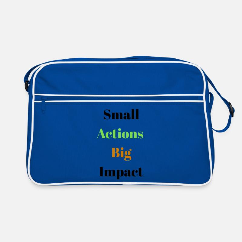 Conception typographique d’actions audacieuses dynamiques Sac Retro