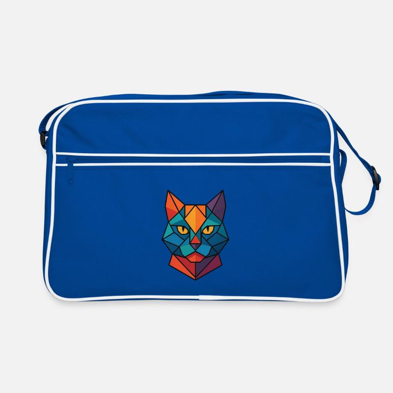 Chat | Tête de chat Impression / Impression / Design Sac Retro