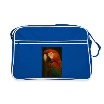 Animaux - Perroquet - Sac Retro - bleu/blanc - Devant
