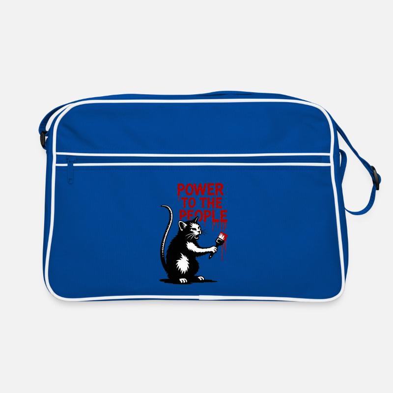 GraffitiCat Red Message Retro Bag