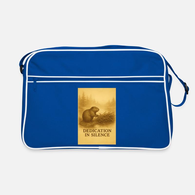 Beaver Dedication in Silence Retro Bag