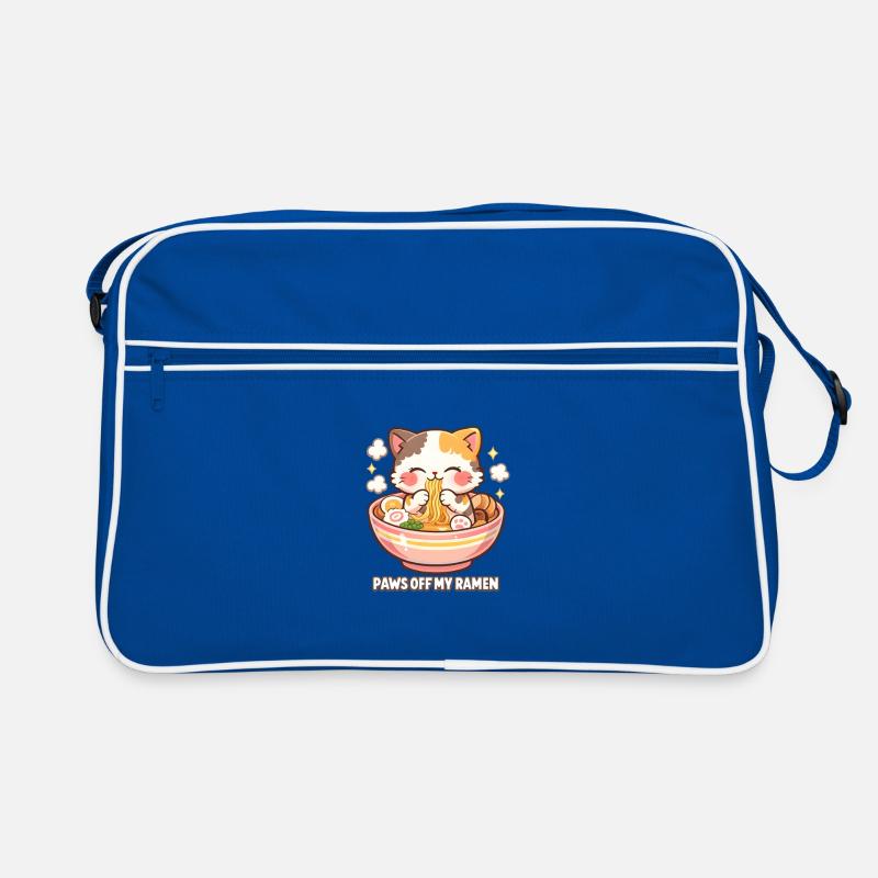 Ramen Chat Pattes Éloignées Sac Retro