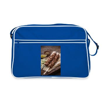 Shashlik - Retro Bag - blue/white - Front