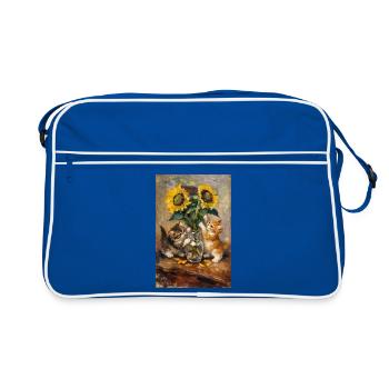 Tournesols et chats Nature morte Henri Matisse - Sac Retro - bleu/blanc - Devant