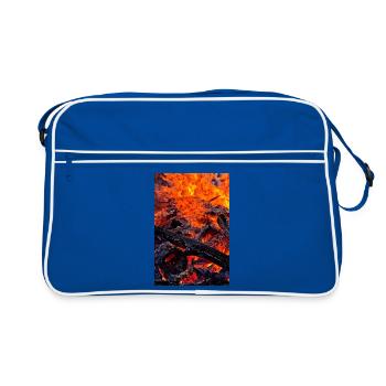 Heart of Embers Macro Poster - Retro Bag - blue/white - Front