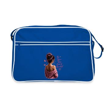Belle - Sac Retro - bleu/blanc - Devant